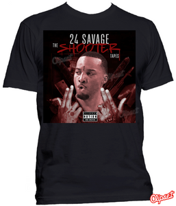 24 Savage Norm "The Shooter" tee (heavy weight tee)