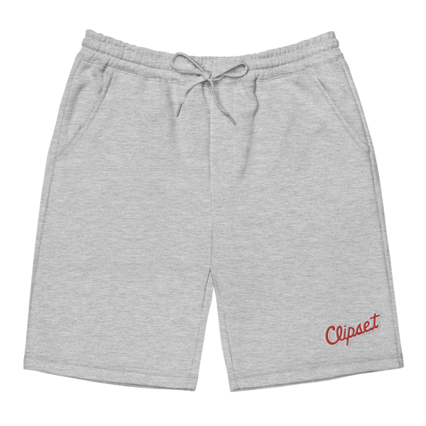 Clipset Script Embroidered Sweatshorts