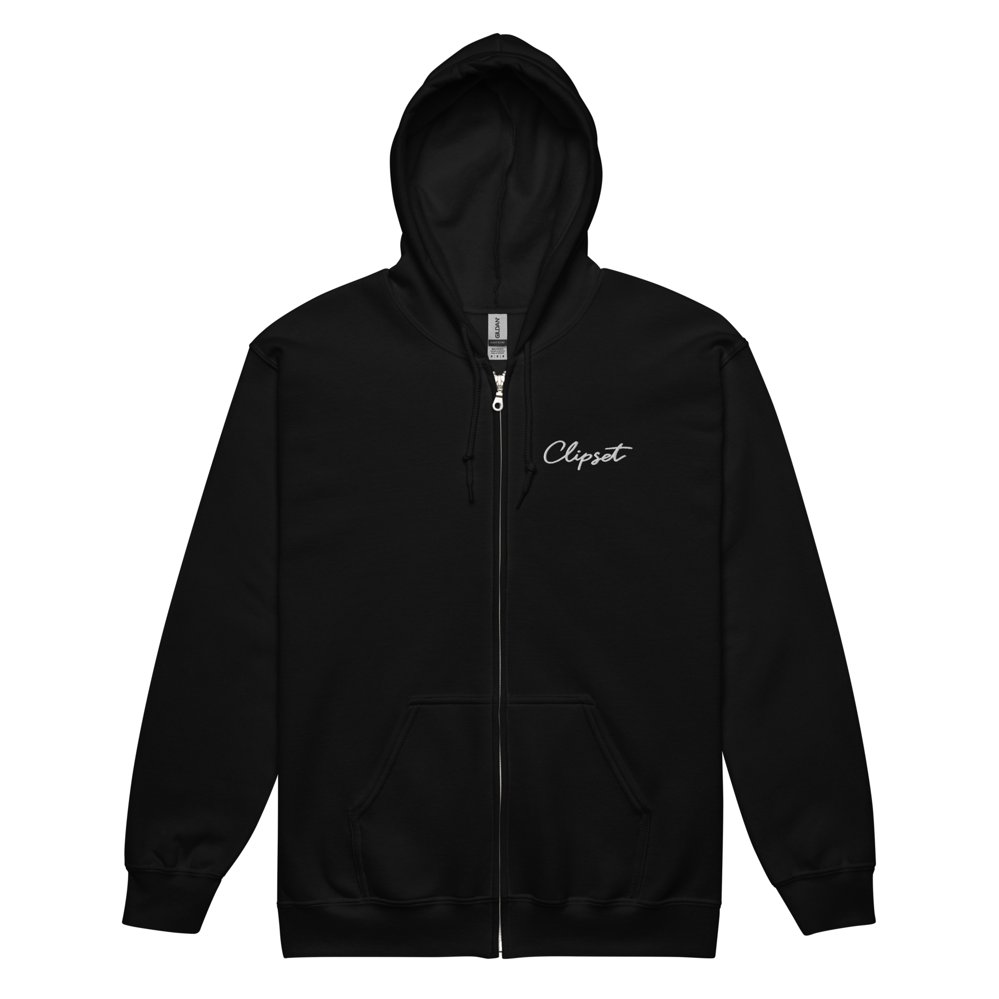 Clipset Simpleton Embroidered Heavy blend zip hoodie