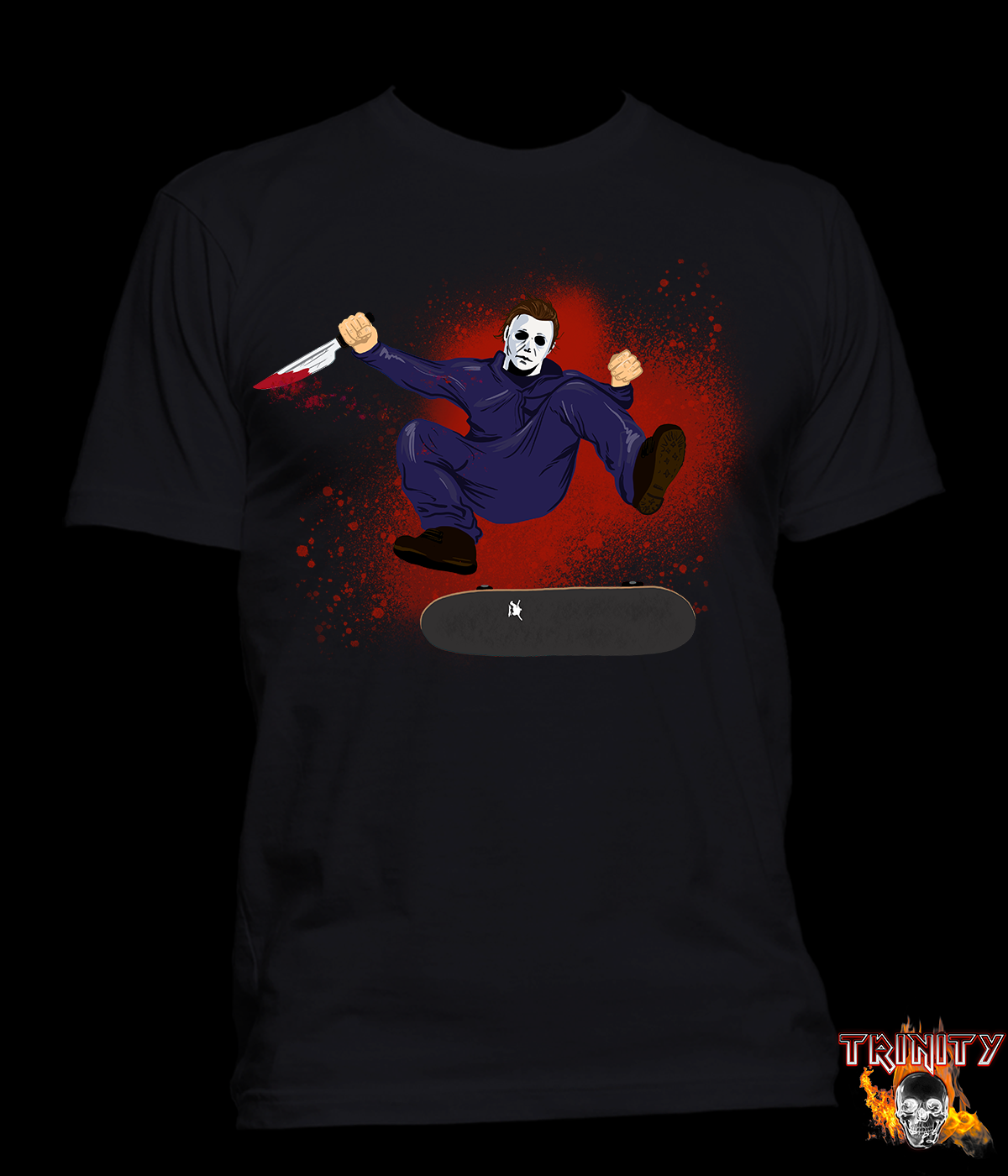 Trinity x Michael Myers Butcher Tee (Uni-sex)