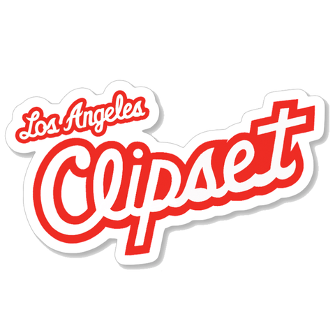 Los Angeles Clipset Script Sticker